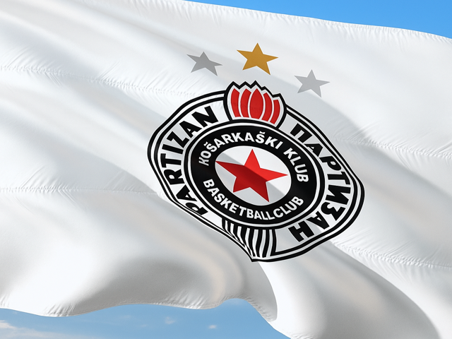 Partizan Belgrade v Besiktas, with a local fan